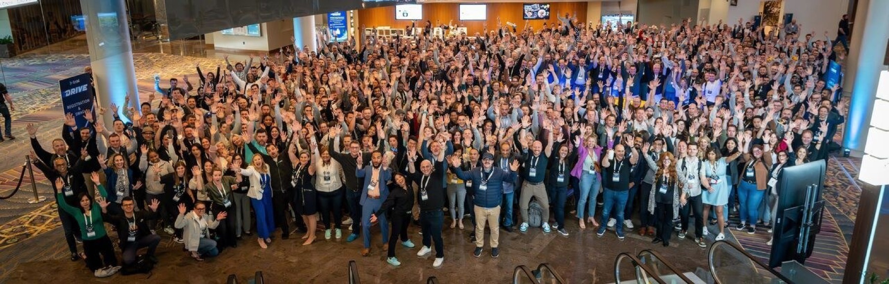 A large, energized learning event