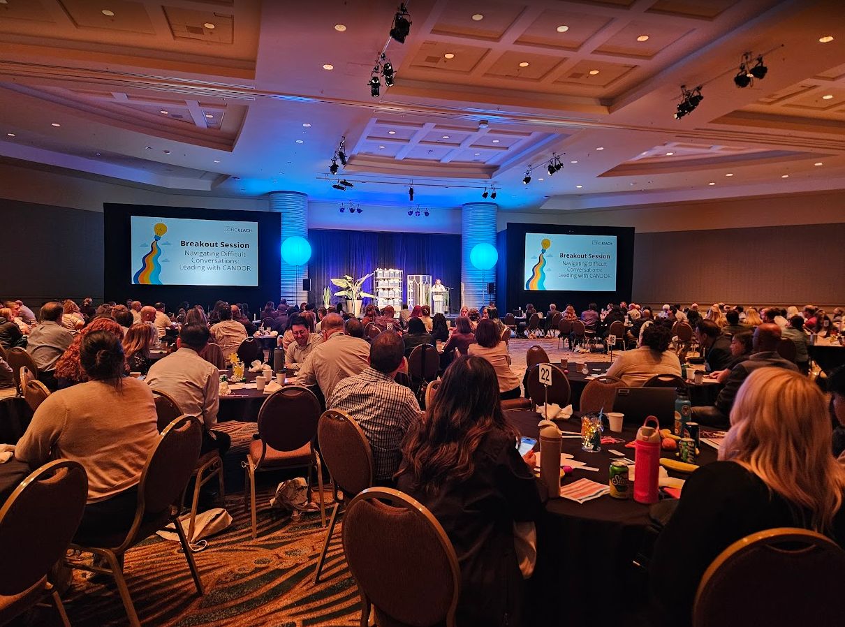 A manager retreat audience during a CANDOR breakout session